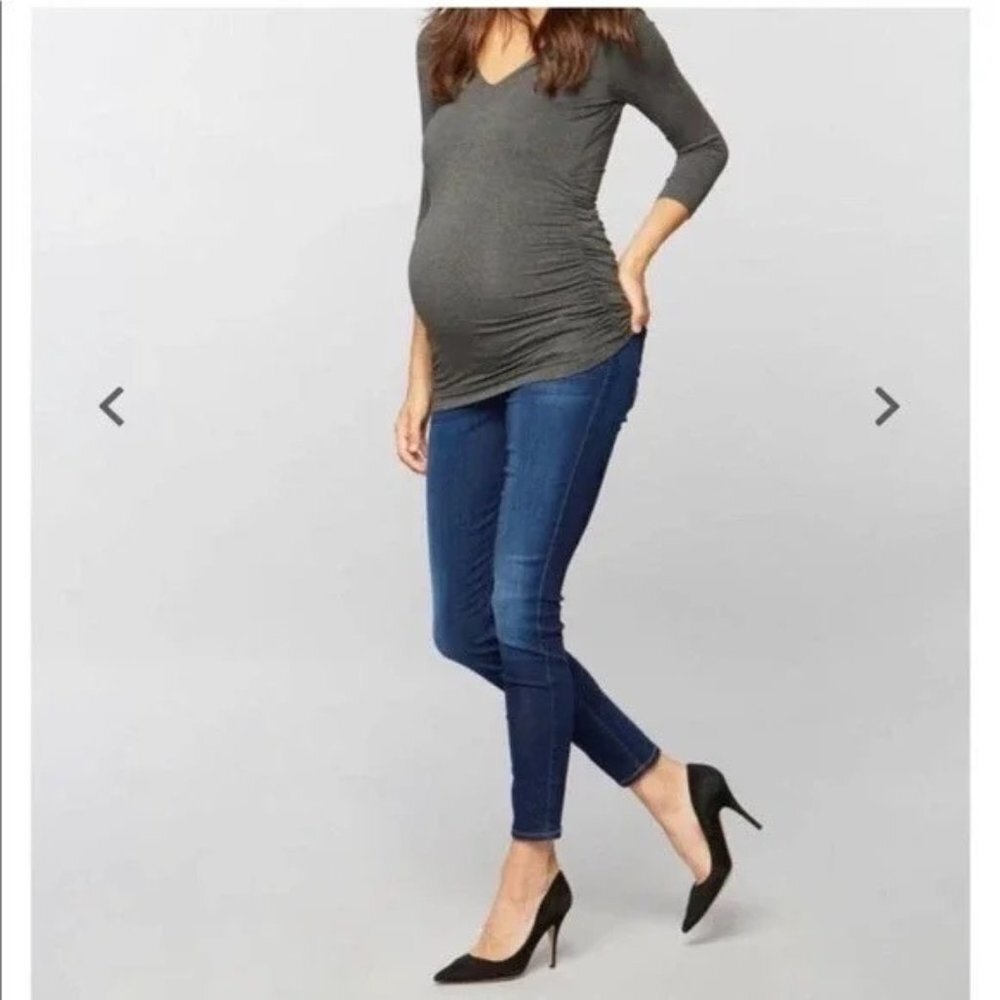 7 FOR ALL MANKIND Secret Belly Fit Maternity Skinny Jeans sz. 26